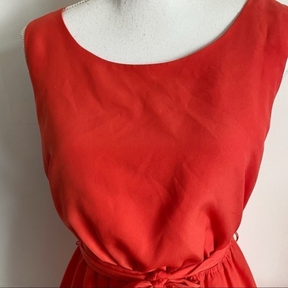 Gap • Red Tie Waist Above The Knee Sundress - Picture 3 of 4
